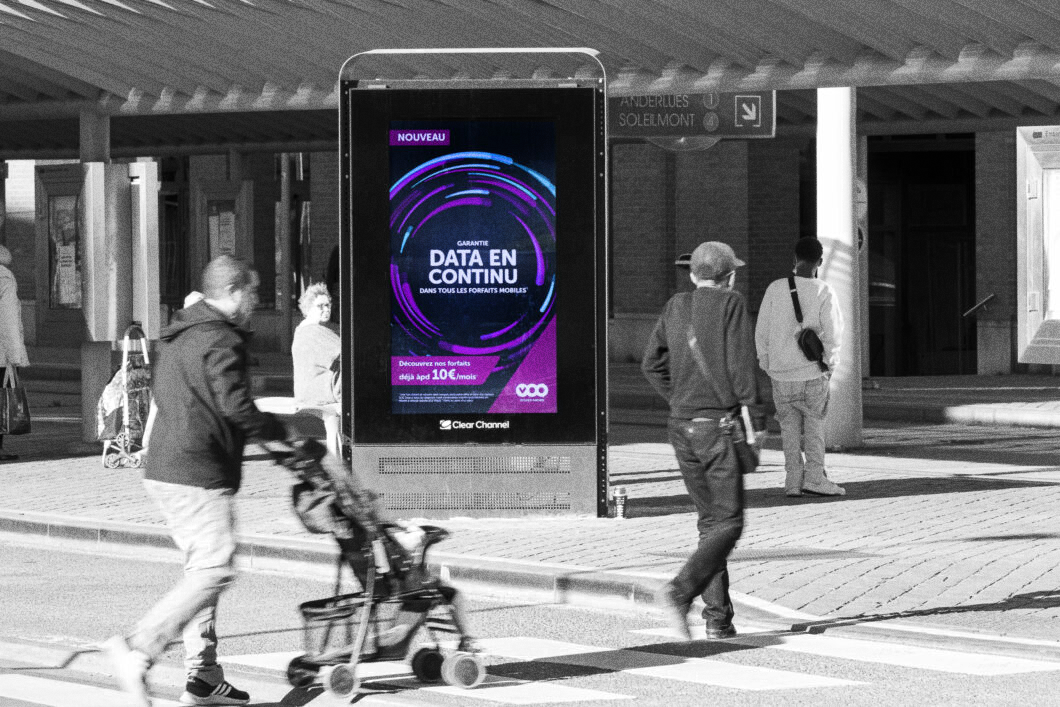 DOOH screens in Charleroi